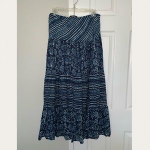Blue Maxi Skirt